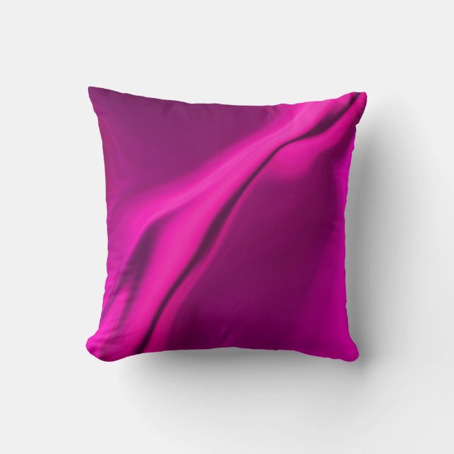 Coussin de conception rose lisse (Recto)