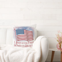 Coussin de confort patriotique