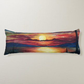 Coussin de corps de coucher du soleil