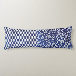 Coussin de corps de Motif réversible japonais