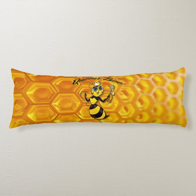 Coussin de corps de reine des abeilles (Devant)