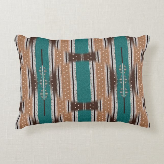 Coussin de coton d'écho Accent 12 po x 16 po (Devant)