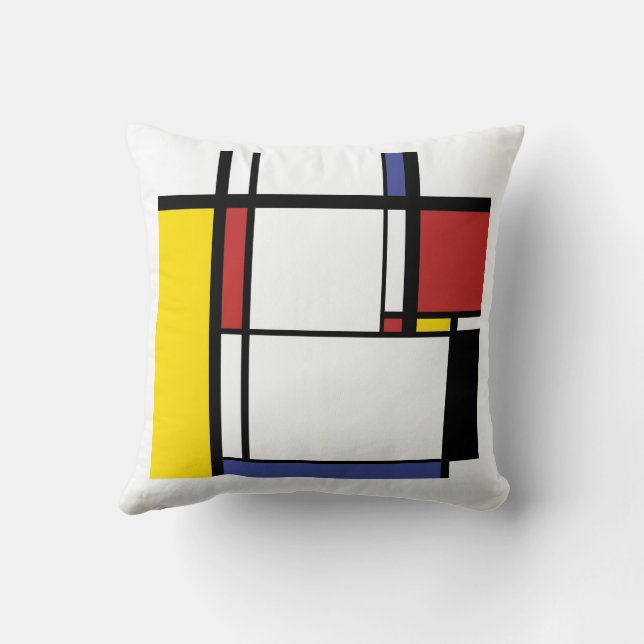 Coussin de coton - Piet Mondrian (Verso)