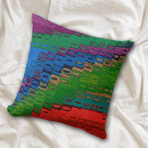Coussin de couleurs Abstrait