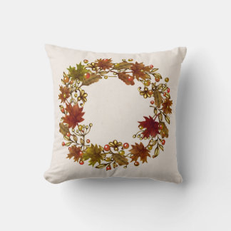 Coussin de couronne d'automne
