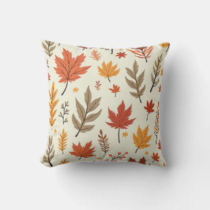 Coussin de coussin d'érable d'automne
