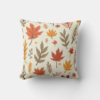 Coussin de coussin d'érable d'automne