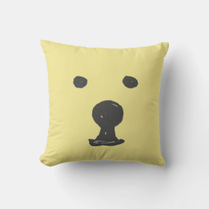 Coussin de coussin minimaliste pour ours