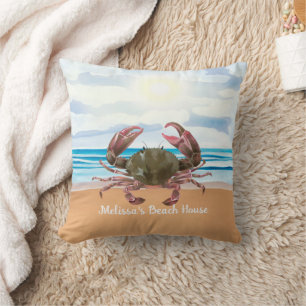 Coussin de crabe Beach House