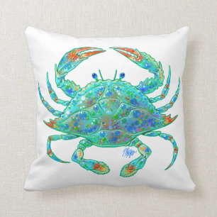 Coussin de crabe bleu