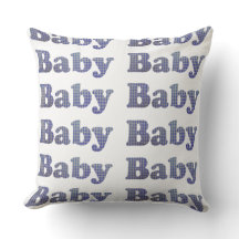 Coussin de crèche de guingan de bleus layette de