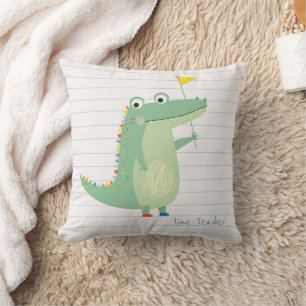 Coussin de crocodile
