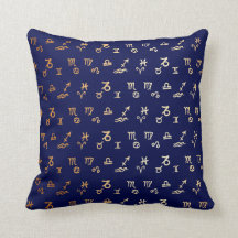 Coussin de décor de motif d'or de marine
