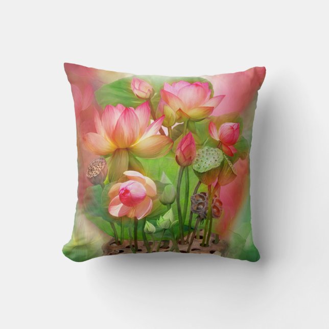 Coussin de décorateur d'art de Chakra de racine de (Recto)