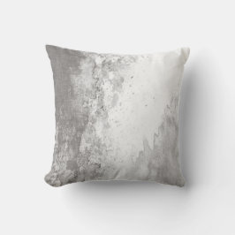 Coussin de décoration Abstrait gris/blanc
