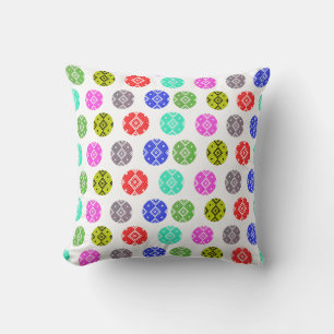 Coussin de décoration avec motif folklorique biélo