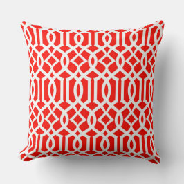 Coussin de décoration rouge marocain