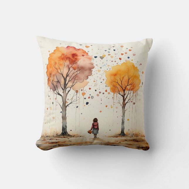 Coussin de design d'automne (Recto)