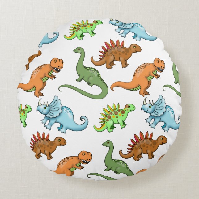 Coussin de dinosaure pour enfants (Devant)
