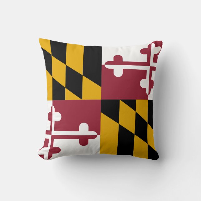 Coussin de drapeau du Maryland (Recto)