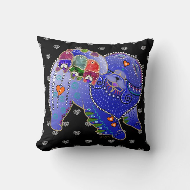 COUSSIN de famille de chow BINDI (Recto)