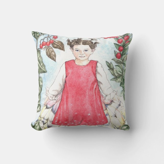 Coussin de fée de l'hiver mignon (Recto)