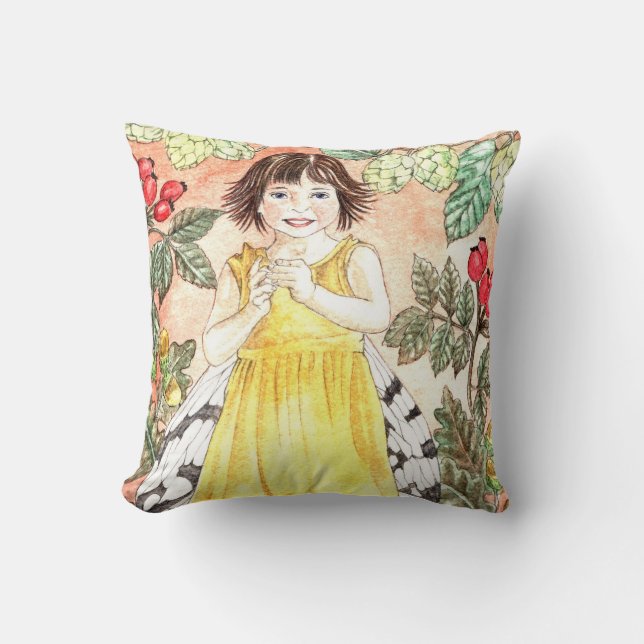 Coussin de fée mignon d'automne (Recto)