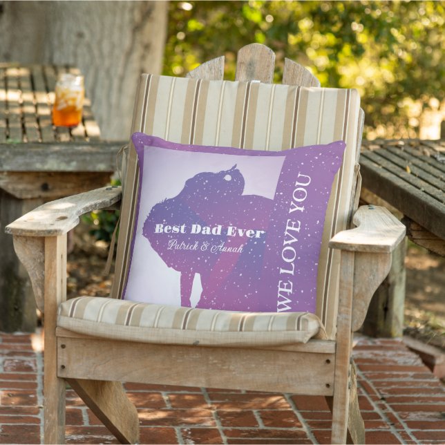 Coussin de Fête des pères personnalisé - papa tena (Chaise)
