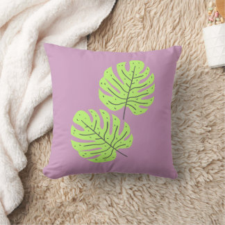 Coussin de Feuilles Vertes