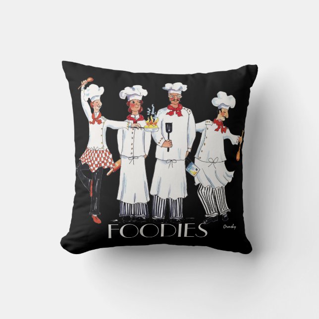 Coussin de fins gourmets de chefs (Recto)