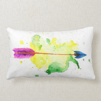 Coussin de flèche d'aquarelle