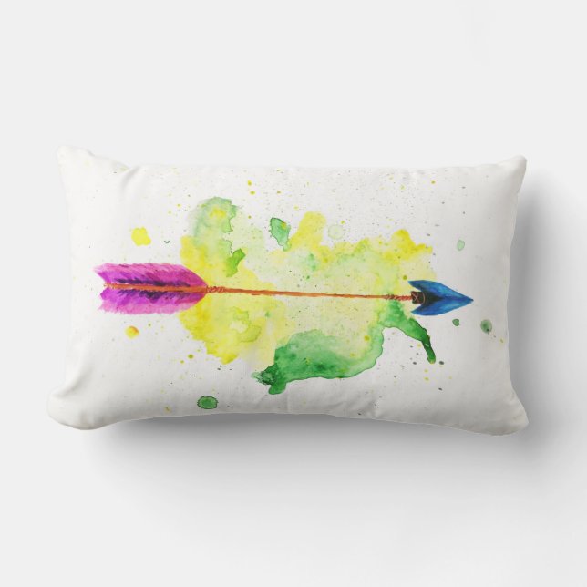 Coussin de flèche d'aquarelle (Recto)