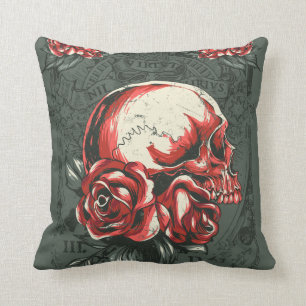 Coussin de fleur de crâne