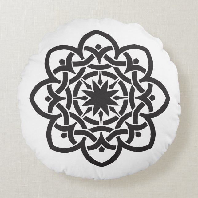 coussin de fleurs célestes (Devant)