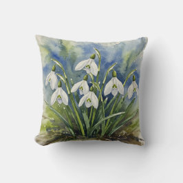 Coussin de fleurs de printemps