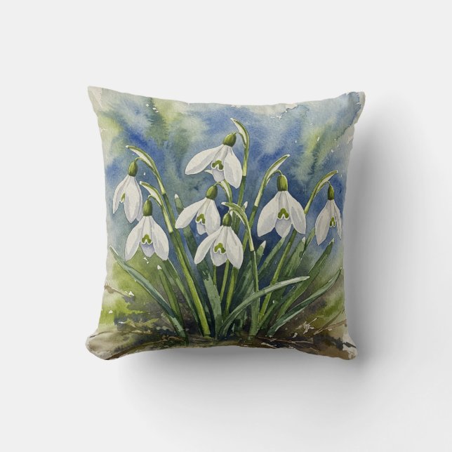 Coussin de fleurs de printemps (Recto)