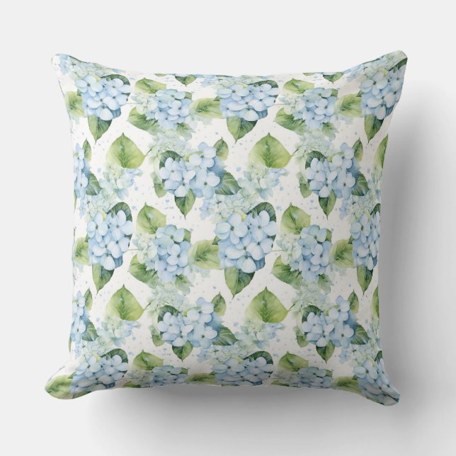 Coussin de fleurs d'Hydrangea (Recto)