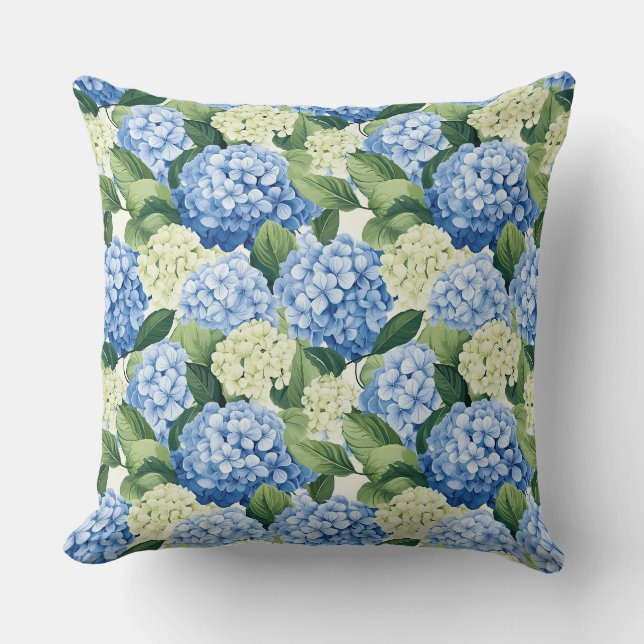 Coussin de fleurs d'Hydrangea (Recto)