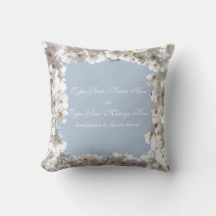 Coussin de fleurs roses Coussin de fleurs personna