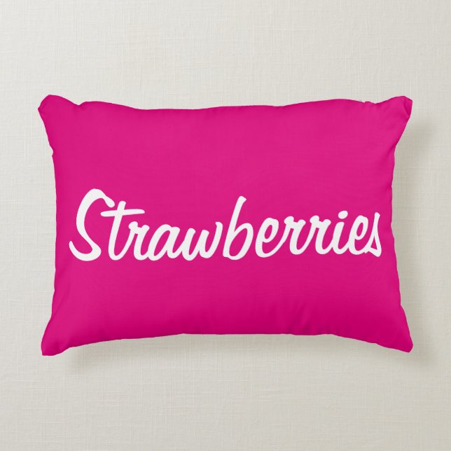 Coussin de fraises (Devant)