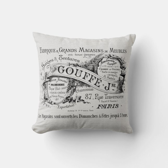Coussin de Français (Recto)
