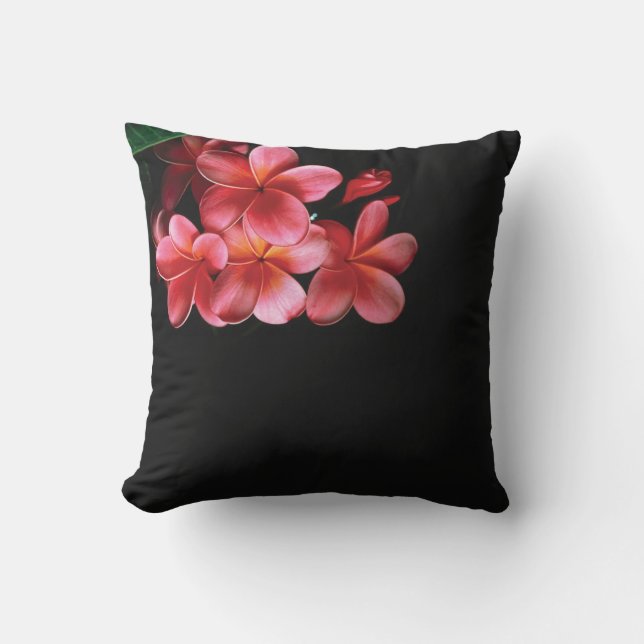 Coussin de Frangipani rouge (Recto)