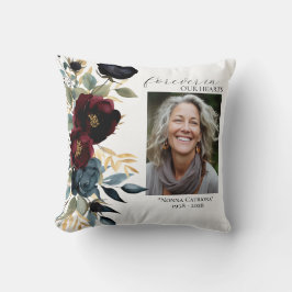 Coussin de garde photo Floral de la marine de Bour