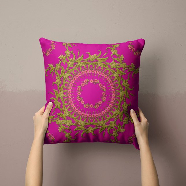 Coussin de germes floraux à Fuchsia (Créateur téléchargé)