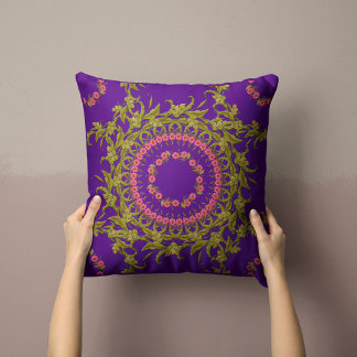 Coussin de germes floraux en violet