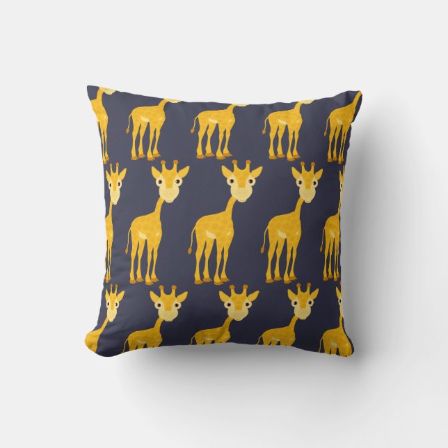 Coussin de girafe - copie illustrée (Recto)