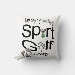 Coussin de golf sportif