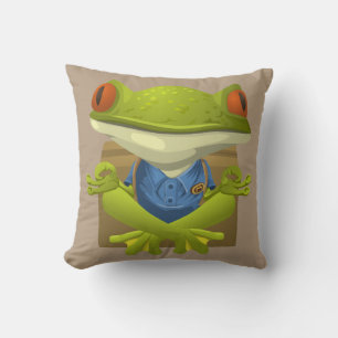 Coussin de grenouille de Yoga