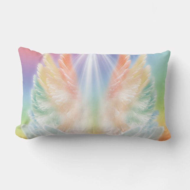 coussin de guérison de l'ange arc-en-ciel (Recto)