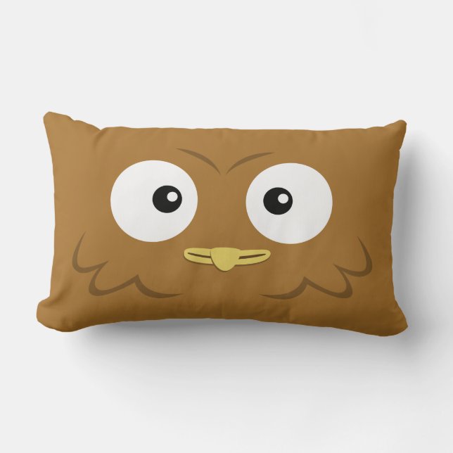 Coussin de hibou de BBSS (21" x13") (Recto)